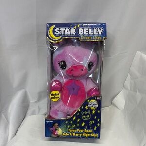 Star belly Dream Lites Pink magical Unicorn starry night night light
